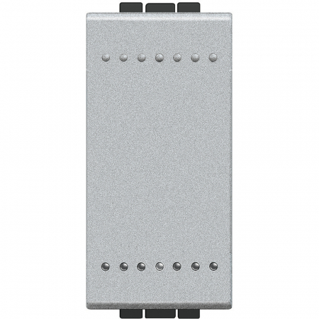 Bticino Living Light - Intrerupator cap scara Living Light Bticino 1M aluminiu NT4003N