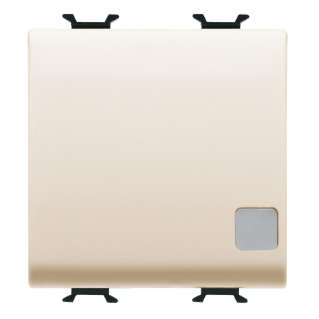 Prize si intrerupatoare - Intrerupator cap scara semn cu led 2M Gewiss Chorus Ivory GW11073