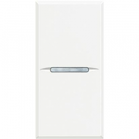 Bticino Axolute - Intrerupator cu revenire axial Axolute Bticino 1M alb HD4005N