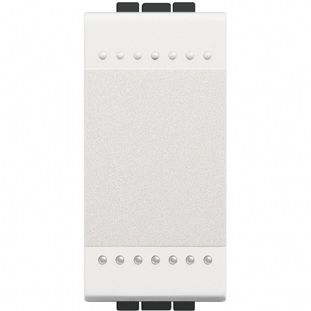 Bticino Living Light - Intrerupator cu revenire Living Light Bticino basculant 1M alb N4005N
