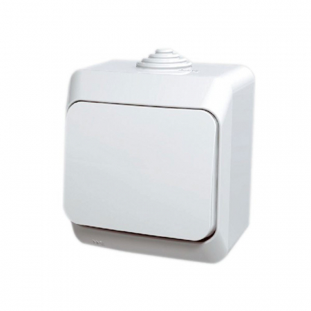 Schneider Cedar - Intrerupator cu revenire PT IP44 Schneider Cedar alb WDE000511
