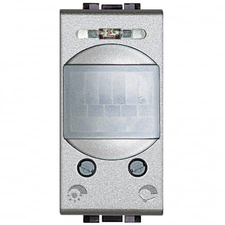 Prize si intrerupatoare - Intrerupator cu senzor de miscare IR 1M Living Light Bticino aluminiu NT4431N