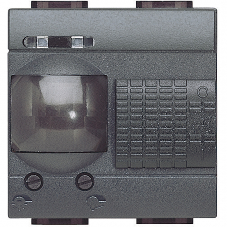 Prize si intrerupatoare - Intrerupator cu senzor de miscare IR 2M Living Light Bticino antracit L4432