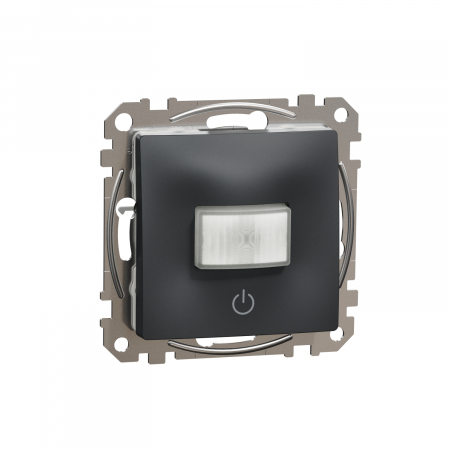Prize si intrerupatoare - Intrerupator cu senzor de miscare Schneider Sedna antracit SDD114504