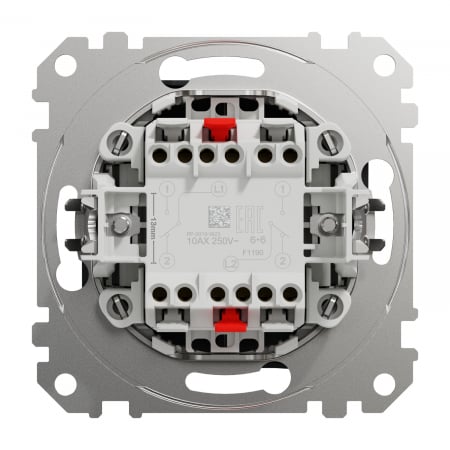 Intrerupator dublu cap scara Schneider Sedna antracit SDD114108 [2]
