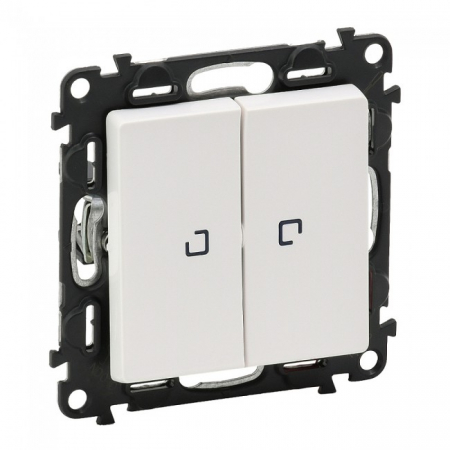Legrand Valena Life - Intrerupator dublu cu led Legrand Valena Life alb 752128
