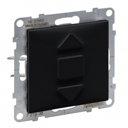 Legrand Suno - Intrerupator jaluzele 6A Legrand Suno negru 721438
