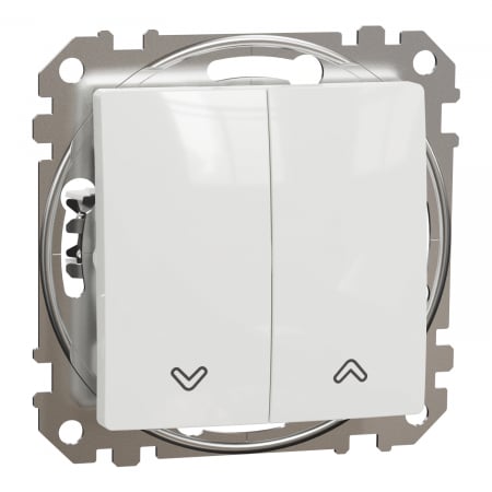Schneider Sedna Design - Intrerupator jaluzele blocaj electric Schneider Sedna alb SDD111104