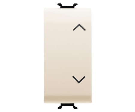 Intrerupatoare Chorus - Intrerupator jaluzele cu 3 pozitii 1M Gewiss Chorus Ivory GW11121