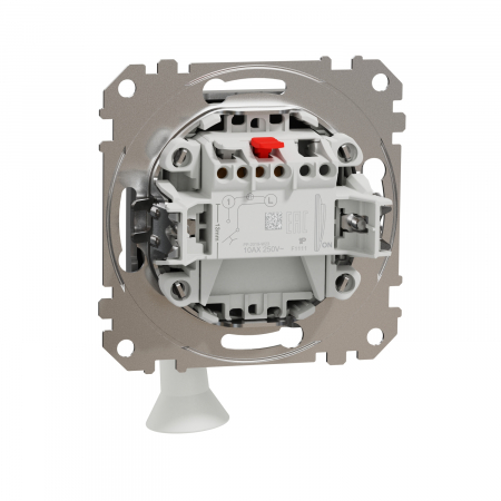 Intrerupator revenire cordon Schneider Sedna aluminiu SDD113122 [2]