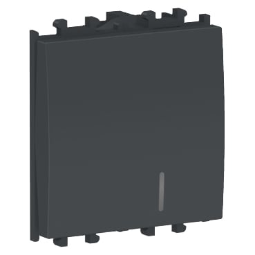 Intrerupatoare Easy Styl - Intrerupator revenire cu led 2M Schneider Easy Styl negru LMR1220003
