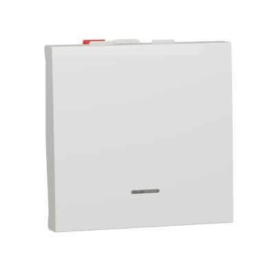 Intrerupatoare Unica - Intrerupator revenire cu led 2M Schneider Noua Unica alb NU320618N