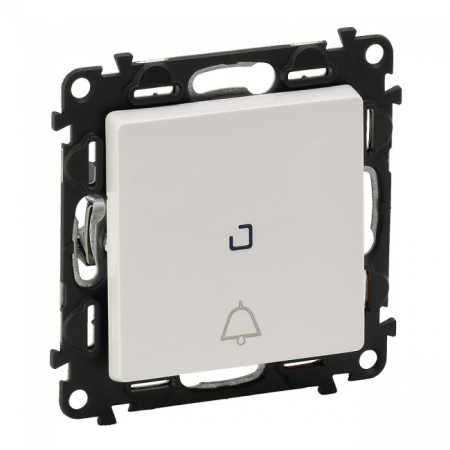 Legrand Valena Life - Intrerupator revenire cu led si simbol sonerie Legrand Valena Life alb 752116