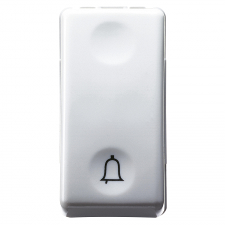 Intrerupatoare System - Intrerupator revenire cu simbol sonerie 1M 10A Gewiss System alb GW20512