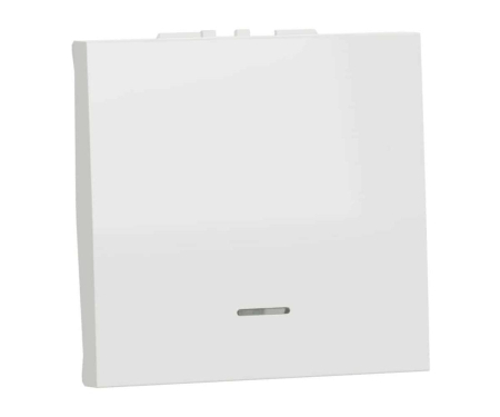 Himel Flexo - Intrerupator simplu cu led 2M Flexo Himel alb HWDFL2G1WLED