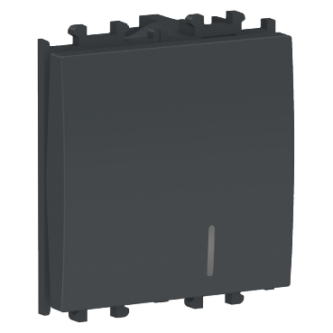 Intrerupatoare Easy Styl - Intrerupator simplu cu led 2M Schneider Easy Styl negru LMR1412003