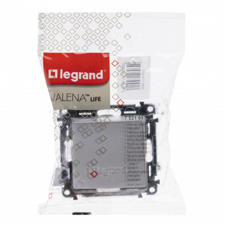 Intrerupator simplu Legrand Valena Life alb 752101 [1]