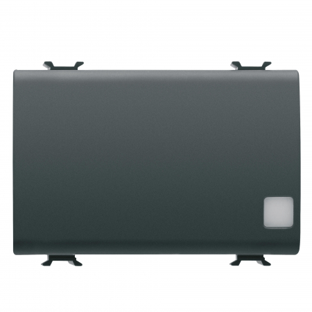 Intrerupatoare Chorus - Intrerupator simplu semn cu led 3M Gewiss Chorus negru GW12043