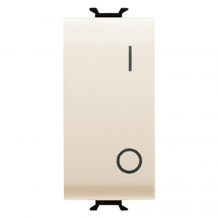 Prize si intrerupatoare - Intrerupator simplu simbol 0/1 1M Gewiss Chorus Ivory GW11004
