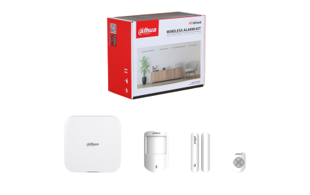 Interfonie - Kit alarma wireless Wi-Fi/LAN/4G dual sim 868MHz Dahua ART-ARC3800H-03-FW2(868)