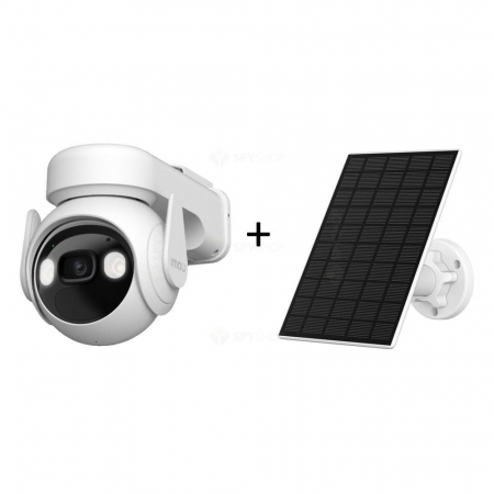 Supraveghere Video - Kit camera si panou solar Cell PT Wi-Fi Full-Color 3Mpx 2K Full HD 2304x1296 Imou