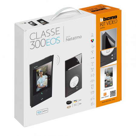 Interfonie - Kit videointerfon Classe 300EOS si Linea 3000 Bticino negru 363926