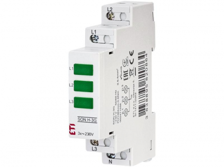 Lampa de semnalizare - Lampa semnalizare 230V SON H-3G Eti 3Xverde 002471556