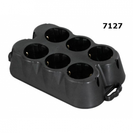 Accesorii - Multipriza cauciuc 16A 6P 250V IP44 Atra 7127