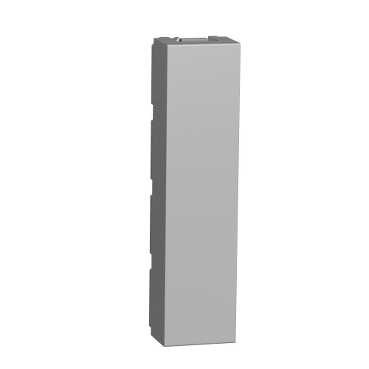 Alte functii Unica - Obturator tasta falsa 1/2M set 2 buc Schneider Noua Unica aluminiu NU986430