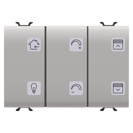 Alte functii Chorus - Panou cu simboluri 6 canale + 1 actuator 3M Gewiss Chorus KNX bej MAT GW13784A