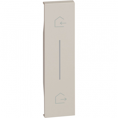 Placa controler simbol IN/OUT 1M Living Now Bticino nisip KM40