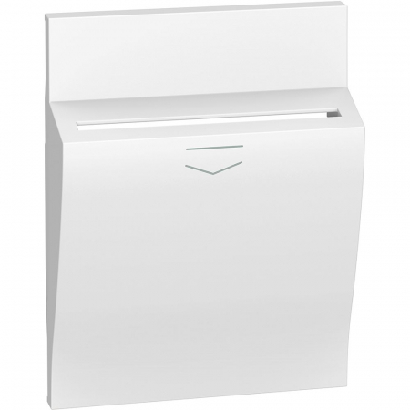 Bticino Living Now - Placa intrerupator cu card 3M Living Now Bticino alb KW22