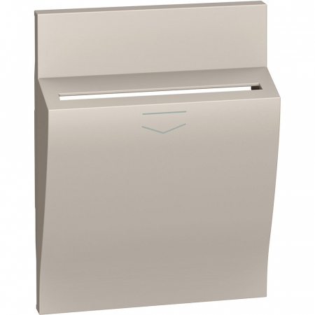 Bticino Living Now - Placa intrerupator cu card 3M Living Now Bticino nisip KM22