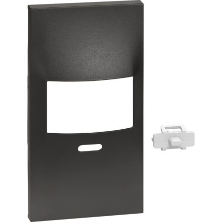 Bticino Living Now - Placa intrerupator cu senzor 2M selector vizibil Living Now Bticino negru KG17SL