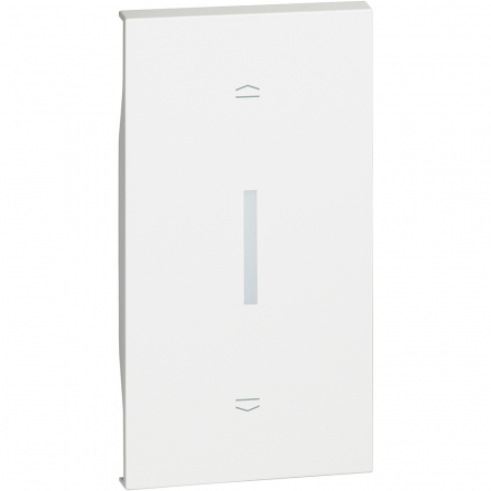 Placa intrerupator inversor 2M Living Now Bticino alb KW06M2