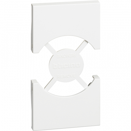 Placa pentru priza schuko KW4140A16 KW4140A16F 2M Living Now Bticino alb KW03