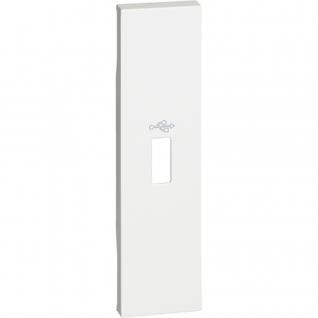 Bticino Living Now - Placa priza conector USB 1M Living Now Bticino alb KW10P