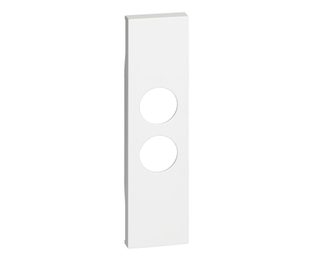 Prize si intrerupatoare - Placa priza TV-SAT 1M Living Now Bticino alb KW09