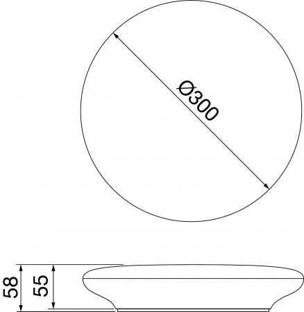 Plafoniera led 25W cu senzor si emergenta Elia 4000K 2600lm Gewiss GWF1316MA840 [1]