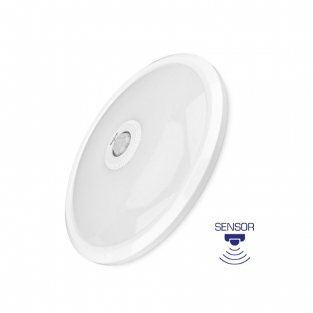 Corpuri de iluminat - Plafoniera led cu senzor 15W 6500K 900lm Braytron BR-BC15-00330