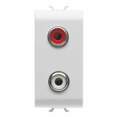 Prize Chorus - Priza audio si video RCA 1M Gewiss Chorus alb GW10453