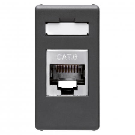 Prize System - Priza Date FTP CAT6E 1M Gewiss System negru GW21686