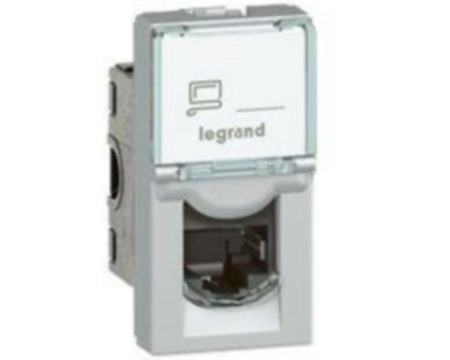 Legrand Mosaic - Priza Date RJ45 CAT6 FTP 1M Legrand Mosaic aluminiu 079462