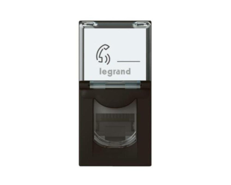 Priza Date RJ45 CAT6 FTP 1M Legrand Mosaic negru mat 079162L [1]