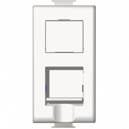 Bticino Matix - Priza Date RJ45 UTP CAT5 1M Matix Bticino alb AM5979C5E