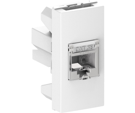 Himel Flexo - Priza Date UTP CAT5E 1M Flexo Himel alb HWDFDS