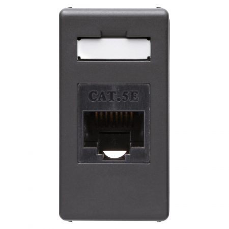 Prize System - Priza Date UTP CAT5E 1M Gewiss System negru GW21271