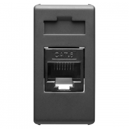 Prize System - Priza Date UTP CAT6E 1M Gewiss System negru GW21685