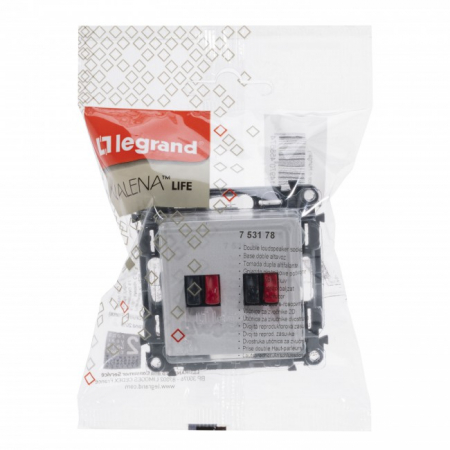 Priza difuzor clips dubla Legrand Valena Life alb 753178 [1]