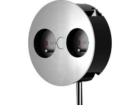 Pardoseala - Blat - Priza dubla pentru blat TWIST cablu 2m inox Bachmann 931.000